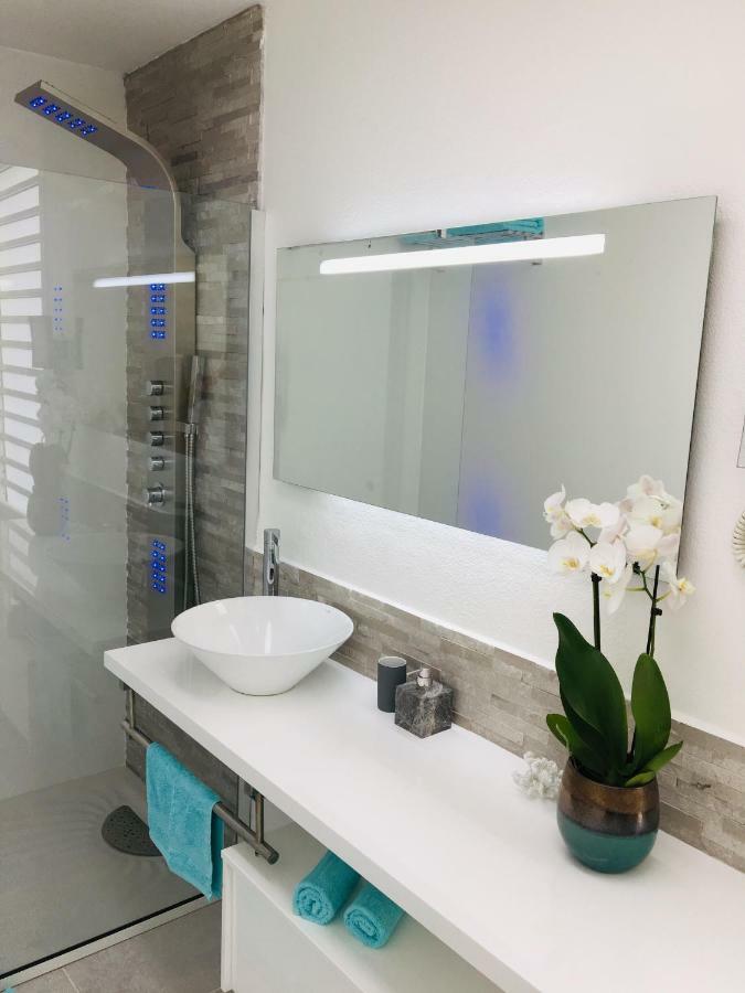 Studio Cozy Melissa Elegance - Guadeloupe , Le Gosier , Dampierre - Avec Pleine Vue Mer - Ocean A 180 Degres Exterior foto