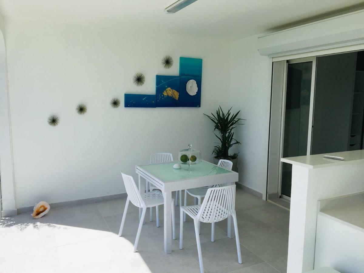 Studio Cozy Melissa Elegance - Guadeloupe , Le Gosier , Dampierre - Avec Pleine Vue Mer - Ocean A 180 Degres Exterior foto