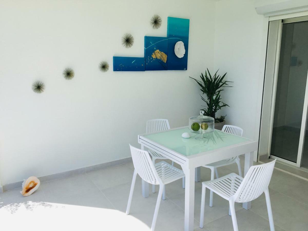 Studio Cozy Melissa Elegance - Guadeloupe , Le Gosier , Dampierre - Avec Pleine Vue Mer - Ocean A 180 Degres Exterior foto